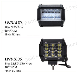 ไฟ LED 18W สำหรับรถ Jeep ATV UTV,ไฟ Led สำหรับรถออฟโรดรถบรรทุก Trator สำหรับรถจี๊ปรถ ATV UTV รถกอล์ฟเรือ - Product Image 2