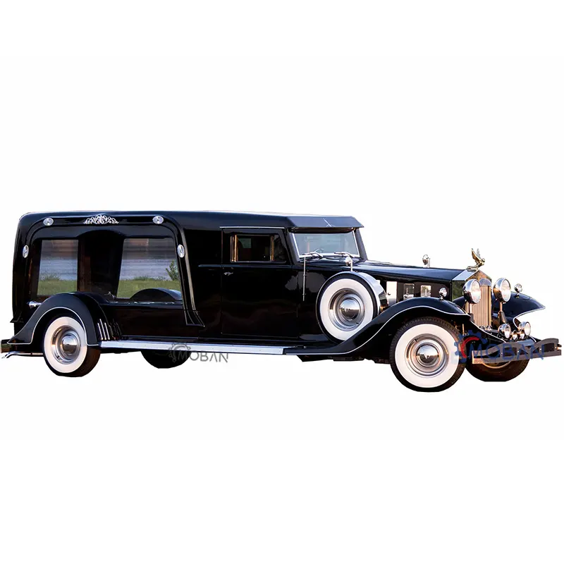 Carrito de ataúd de diseño moderno, Vehículo funerario eléctrico antiguo, carro funerario, coche funerario eléctrico Vintage a la venta