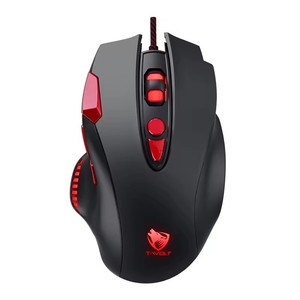 TWOLF G550 Mouse da gioco cablato 8 pulsanti retroilluminati programmabili RGB 7200DPI luce ottica LED USB destra Opt per PC giochi per Computer - Product Image 2