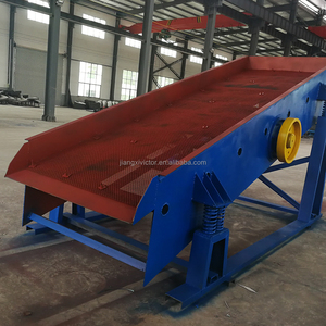 Areia e cascalho separador 1 camada tela 150TPH areia peneirando equipamento portátil vibratório tela para Gold Process Plant