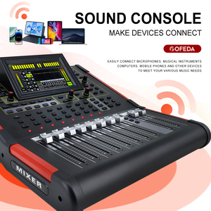 DM12プロフェッショナルデジタルミキシングコンソール12チャンネル付きプロフェッショナルオーディオミキサースタジオ & ライブパフォーマンス用