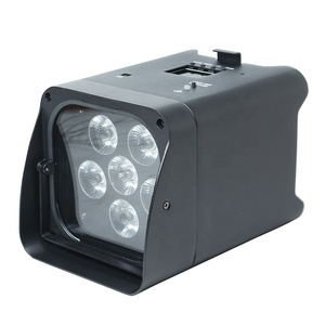 Pil Led Par 6x18w sahne düz Par ışık 4X18W WIFI WIFI uzaktan kumanda ekipmanları ile akıllı telefon kontrolü - Product Image 1