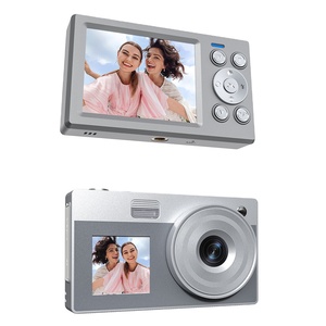 Ruiruiqi X20 16x dijital Zoom 1080P 2.8-1.4 inç çift ekran kompakt CCD dijital kamera çocuklar için yeni başlayanlar Mini Retro SD - Product Image 1