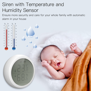Sensor inteligente de temperatura y humedad Tuya ZigBee, con pantalla LCD, batería, ZigBee, seguridad inteligente para el hogar - Product Image 6