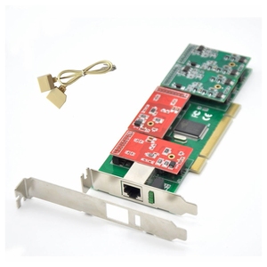 Selling Asterisk TDM410PL Analog <strong>FXS</strong>/<strong>FXO</strong> Voice Card with 4 <strong>FXO</strong>/<strong>FXS</strong> <strong>PCI</strong> Interface for VoIP Gateway - Product Image 1