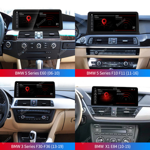 12.3 inç 8 çekirdekli tam dokunmatik ekran araba Gps navigasyon ekran Carplay için BMW X1 X5 3/5/6/7 serisi Android araba radyo ses - Product Image 2
