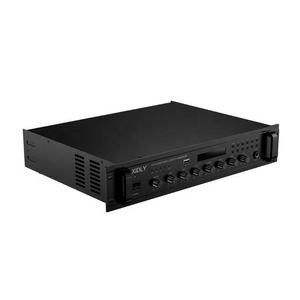 XIDLY-Newest Custom Built-in U <strong>Disk</strong> MP3 Player and FM Radio <strong>Mixer</strong> Power System Pa Amplifier With USB Port for Background Music