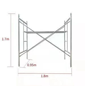 Modelagem de construção de materiais de construção de andaimes em camada de tijolos