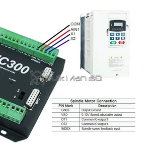 Controlador CNC UC300 Mach3, tarjeta de Control de movimiento del eje USB 4/6, NVUM actualizado para fresadora CNC - Product Image 5