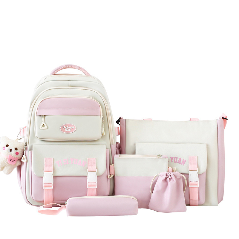Blanco y rosa