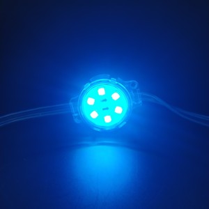 Yüksek kaliteli 40mm 6leds 24v yuvarlak 1903 rgb dmx 512 led piksel modül lamba dize IP68 - Product Image 5