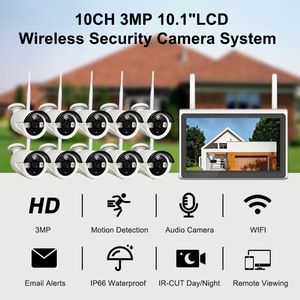 H.265 Outdoor P2P IP-Kamera Video überwachungs set Smart Home Tuya 8CH HD 3MP WiFi NVR Kit CCTV-Sicherheits system mit Monitor - Product Image 2