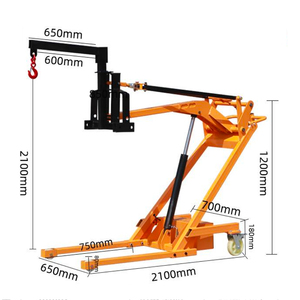 Small <strong>Loading</strong> <strong>Unloading</strong> 500Kg 700Kg Electric Hydraulic Bending Arm Lift Forklift Stacker for Truck <strong>Container</strong> - Product Image 4