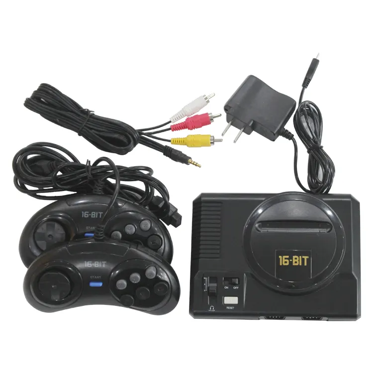 NIDELEX Konsol Video Game Mini TV Retro, Konsol Game Mini 16 Bit dengan 208 Game Bawaan