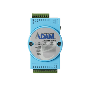 Advantech ADAM-6060 Módulo de salida de relé de potencia de 6 vías Modbus TCP - Product Image 1