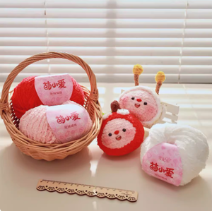 เส้นด้ายโพลีเอสเตอร์100% แบบกึ่งกองย้อมสีสำหรับถักและทอผ้าแบบแฟนซีความคงทนสูง - Product Image 3