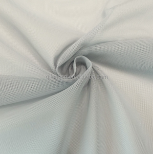100% Polyester Tüll Mesh Net Transparente Illusion Hautfarbe Tüll Net Sechseckiges Soft Mesh Tüll Stoff - Product Image 3