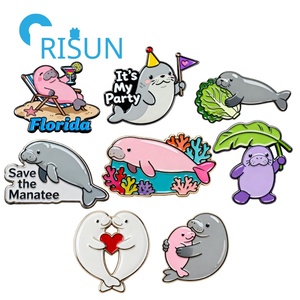 Nhà Máy Hợp Kim Đại Dương Động Vật Biển Ve Áo <span class=keywords><strong>Pin</strong></span> Tùy Chỉnh Tiết Kiệm Các <span class=keywords><strong>Manatee</strong></span> Men Pins Trâm Cài Kim Loại Marshmallow <span class=keywords><strong>Manatee</strong></span> <span class=keywords><strong>Pin</strong></span> Huy Hiệu - Product Image 1