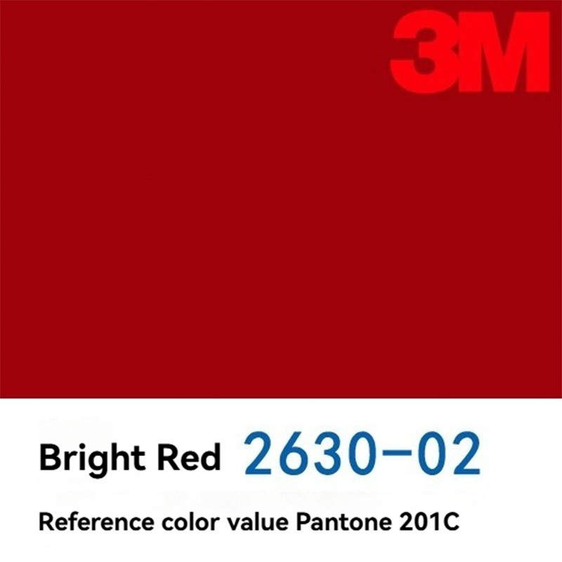 Vinyle auto-adhésif 3M Rouge vif 1030-02