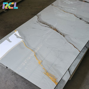 RCL PVC UV Marmorplatte Großhandels preis Wasserdichte 3D PVC Wand verkleidung Verkleidungen für Wand dekoration dekorativ - Product Image 2