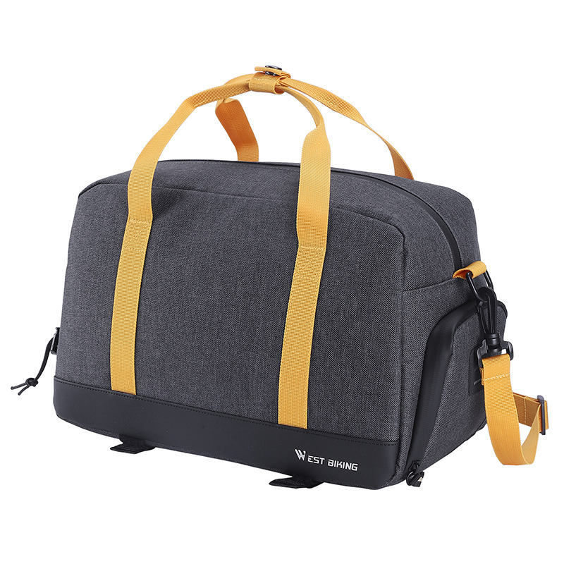 Sac noir orange