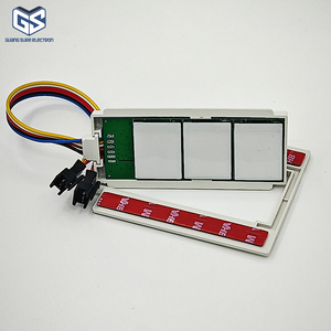 Venta al por mayor de fábrica 60W DC12V luz LED espejo de baño interruptor de Sensor táctil con inducción de Radar y función de desempañamiento interruptor de atenuación