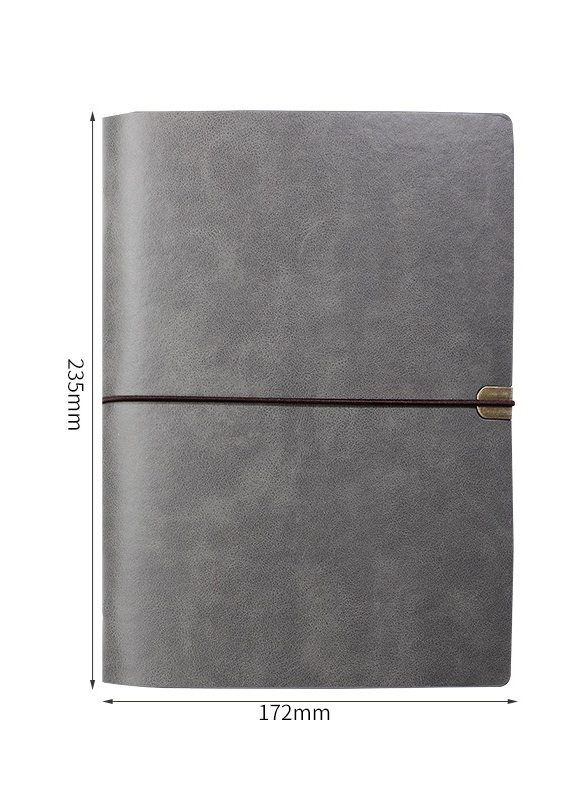 Livre à sangle vintage gris