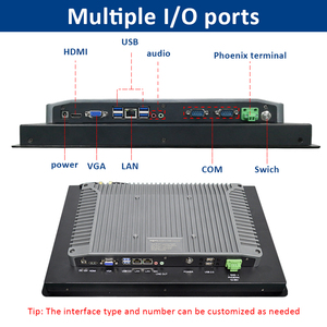 Win Linux IPC Panel <strong>Computer</strong> HD Capacitive Touch Screen IP65 Waterproof Embedded Fanless USB Industrial Project Mount Pc - Product Image 5