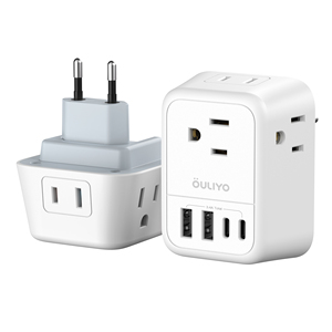 Tragbare EU-Steckdose Steckdose Funktions steuerung Steckdose Wand USB-Buchse Multi Adapter Konverter - Product Image 1