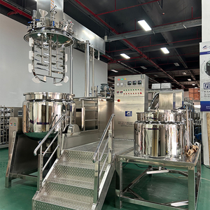 ฝาครอบยกไฮดรอลิก Homogenizer อิมัลชันเครื่องปฏิกรณ์ชุดควบคุมอุณหภูมิเครื่องผสมอิมัลชันสูญญากาศ - Product Image 3