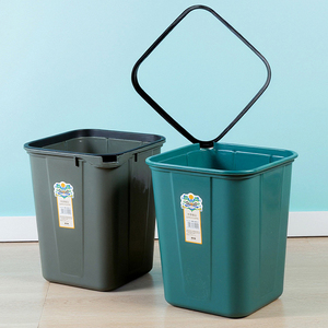 Fabrika doğrudan ev 9l banyo ofis per parper sepet mutfak için dayanıklı plastik çöp tenekesi çöp kutusu çöp konteyneri - Product Image 3