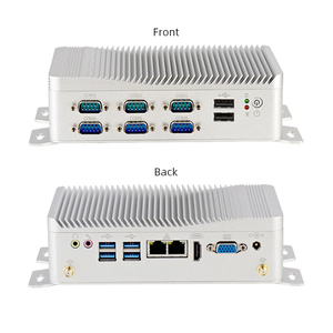 J4125 Quad Core Mini PC 6 RS232 Small <strong>Computer</strong> <strong>LINUX</strong> Barebone <strong>System</strong>