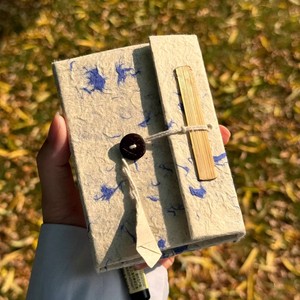 尼泊尔洛卡塔植物A3 DIY学生口袋笔记本手工制作高颜值简约小生境书纸封面缝纫装订 - Product Image 2