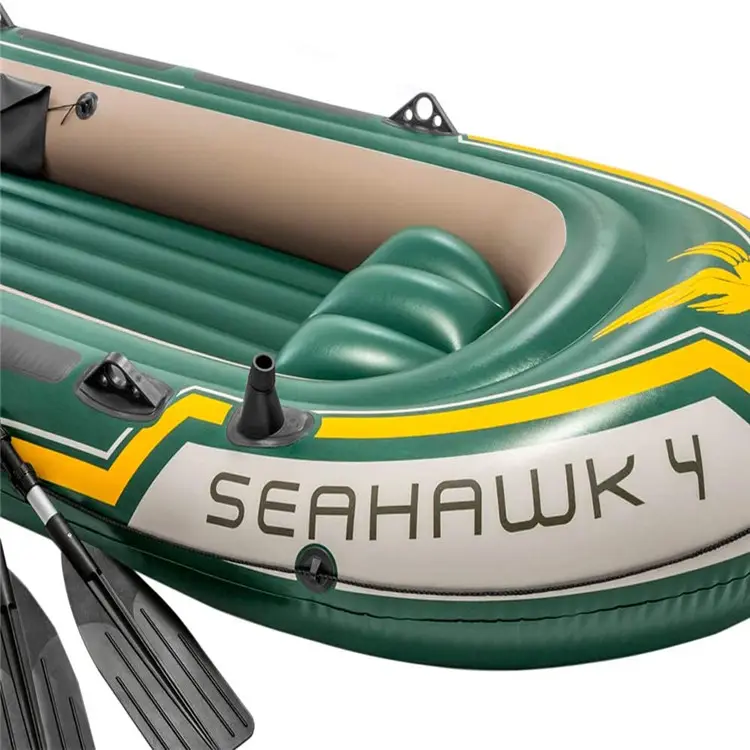 Bote inflable personalizado de PVC para niños, kayak inflable doble, tres y cuatro, bote de goma