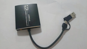 TYPE-C USB3.0二合一USB-C 4k视频采集卡，用于OBS捕捉游戏直播 - Product Image 5