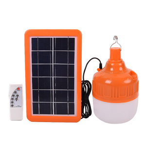 防水Ip65屋外50w100w150w200wソーラーパネル付き緊急電球<span class=keywords><strong>LED</strong></span>電球ライト