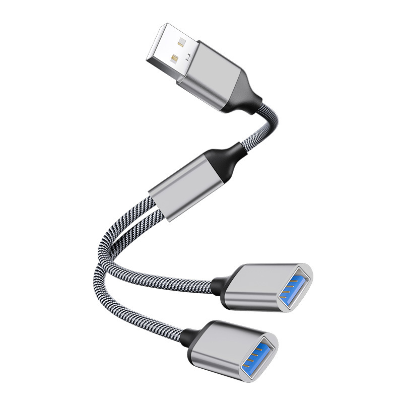 USB to USB*2 (gray)