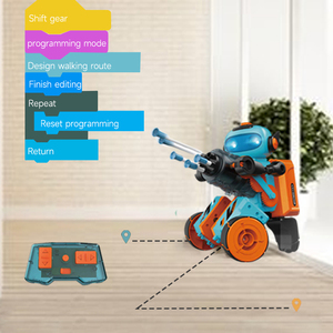 Kinder STEM Pädagogische Programmierung Roboter-Baukasten Multifunktion ale Fernbedienung Intelligenter Schieß roboter Modells pielzeug