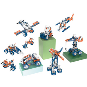 教育工学学習セット12 in 1幹玩具152PCS DIYクリエイティブビルディング建設ブロック - Product Image 1