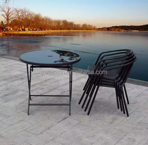 全天候可叠放户外藤条藤条堆放柳条椅聚氯乙烯椅 - Product Image 6