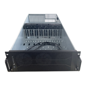4U-GW4088サーバーマルチGPUグラフィックスカードシャーシワークステーションAIコンピューティング用冗長1 + 5電源ファン付きレッドラック - Product Image 4