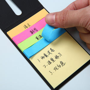 迷你多色牛皮纸封面记事本，带定制标志方便便签卡哇伊文具 - Product Image 6