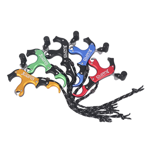 Portable Archer Accessories Adjustable Handheld 3 Finger Grip Arrow Release Thumb Bow Release for Hunting <strong>Archery</strong> - Product Image 2