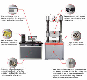 UTM universal máquina de prueba/célula de carga hidráulica máquina universal de ensayos de resistencia a la tracción de compresión de corte bend prueba - Product Image 2