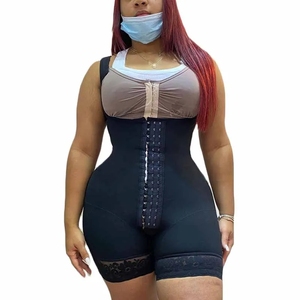 Dropshipping 2023 Shapewear mở Bust Tummy kiểm soát fajas Hook-Eye Shaper sau khi sinh Bodysuit Logo <span class=keywords><strong>kim</strong></span> <span class=keywords><strong>KARDASHIAN</strong></span> BBL bài - Product Image 3