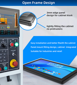 32-Inch <strong>Open</strong> <strong>Frame</strong> HDR Industrial <strong>LCD</strong> Monitor with Custom OEM Black <strong>Frame</strong> and Built-in Speaker Panel Mount <strong>Display</strong> - Product Image 6