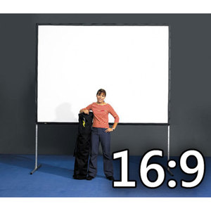 42BXF-RC425249B1 Pantalla de proyección trasera móvil para cine en casa Marco fijo de 200 pulgadas con formato de tela de PVC blanco mate 16:9 - Product Image 1