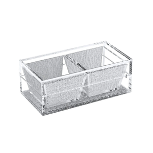 双格<span class=keywords><strong>Lucite</strong></span>大理石亚克力托盘，带盖矩形<span class=keywords><strong>Lucite</strong></span>经典亚克力蘸碗套装