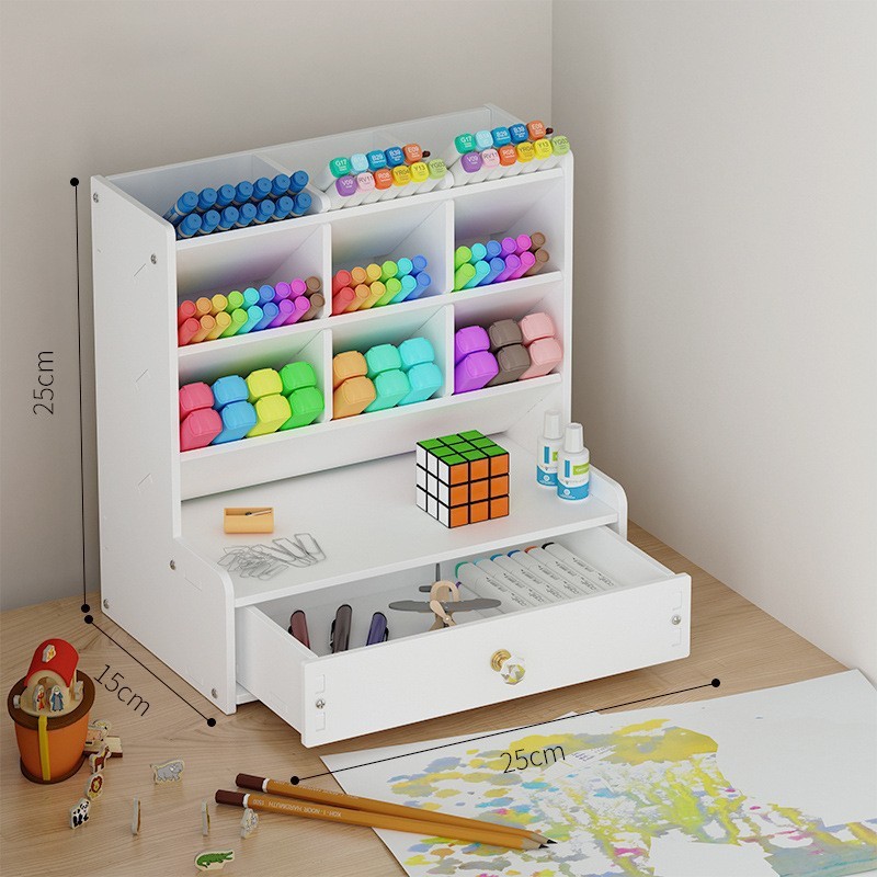 9-compartment pen holder