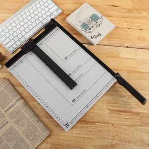 M & GペーパーカッターA4マニュアルクリップパーソナルペーパーカッター多機能ペーパーカッター卸売 - Product Image 5